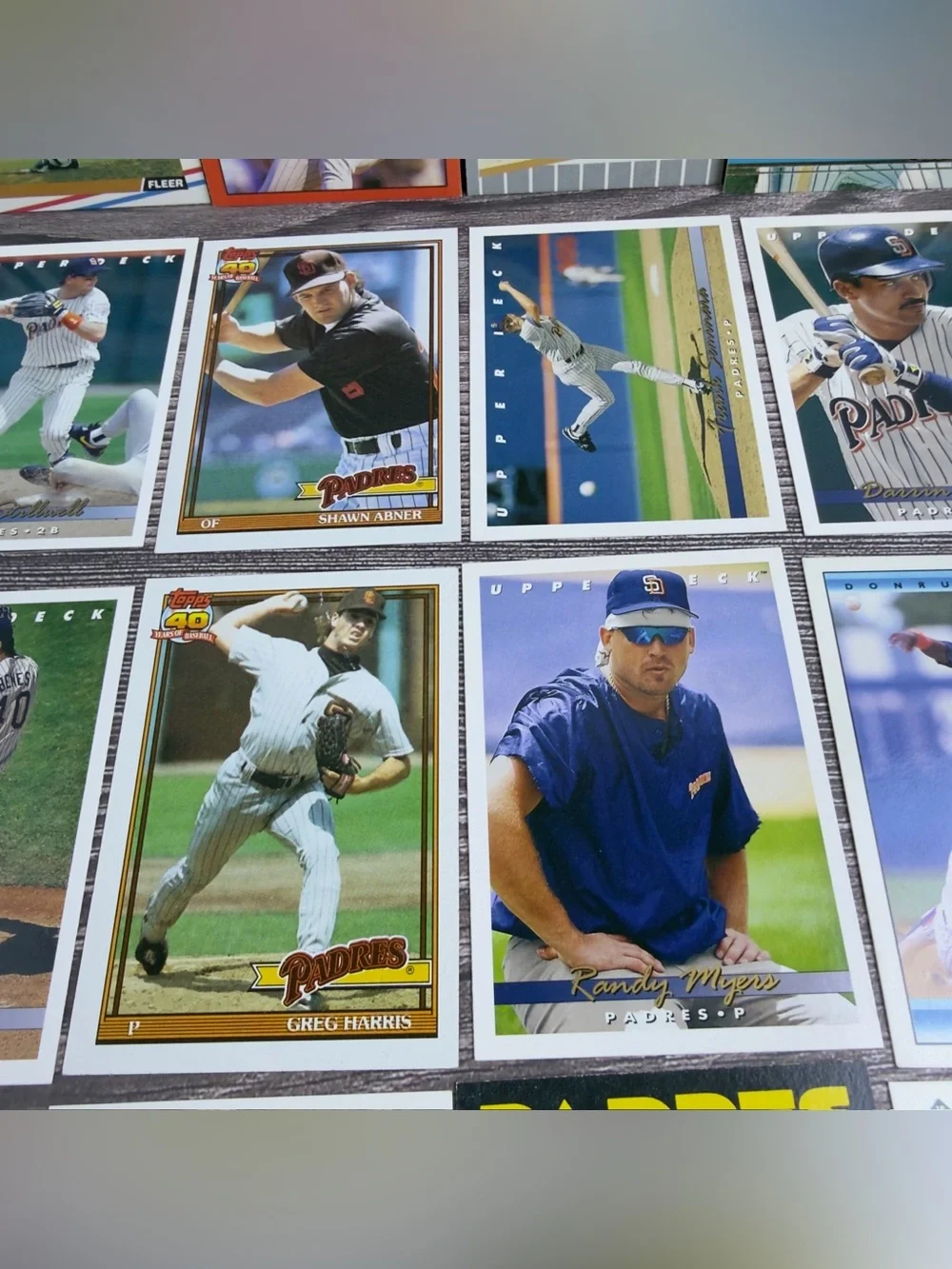 San Diego Padres Baseball Card Lot (24) Tony Gwynn McGriff Kruk